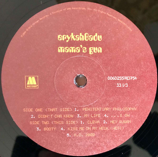 Erykah Badu Mama's Gun Vinilo4