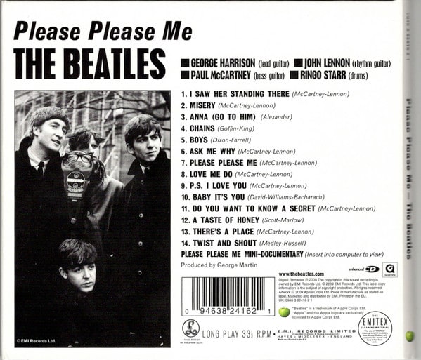 The Beatles PLEASE PLEASE ME Cd2