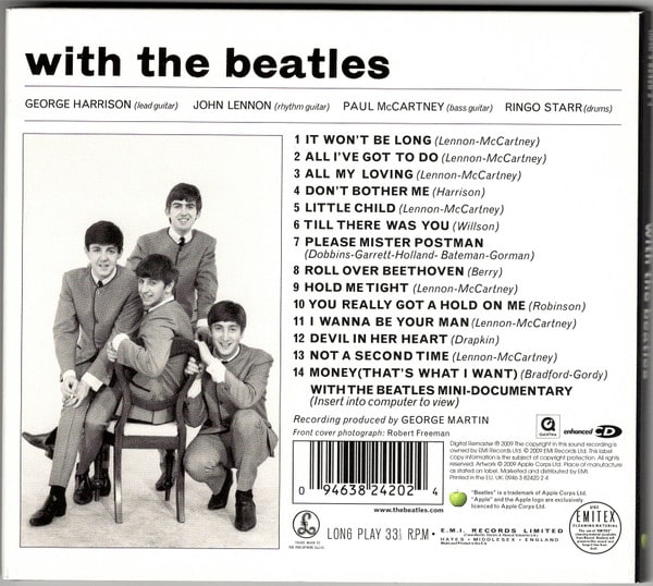The Beatles WITH THE BEATLES Cd2