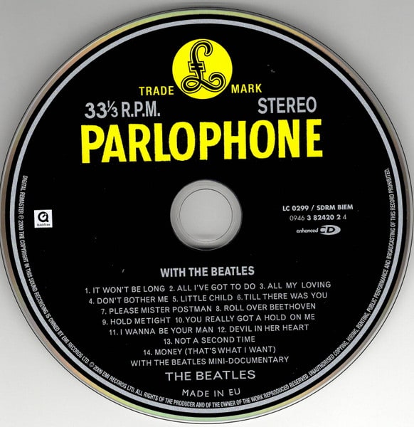 The Beatles WITH THE BEATLES Cd3