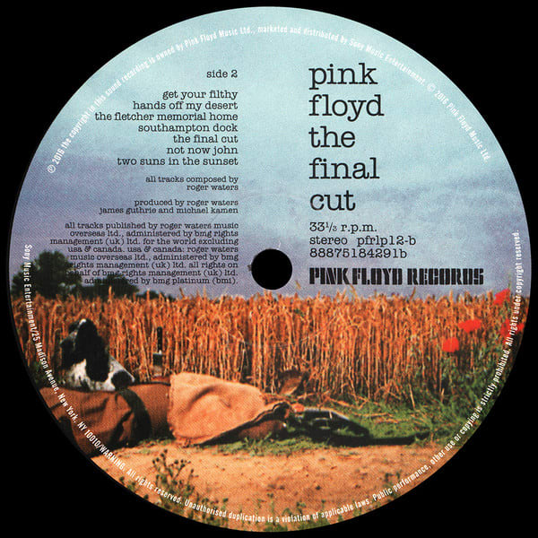 Pink Floyd The Final Cut Vinilo5