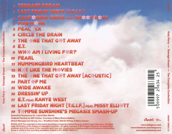 Katy Perry Katy Perry - Teenage Dream: The Complete Confection Cd2
