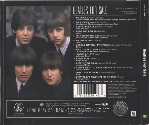 The Beatles BEATLES FOR SALE Cd2