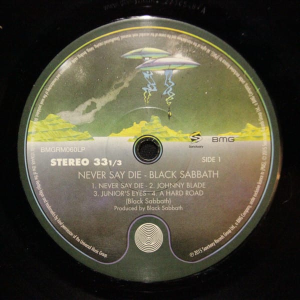 Black Sabbath Never Say Die! Vinilo3
