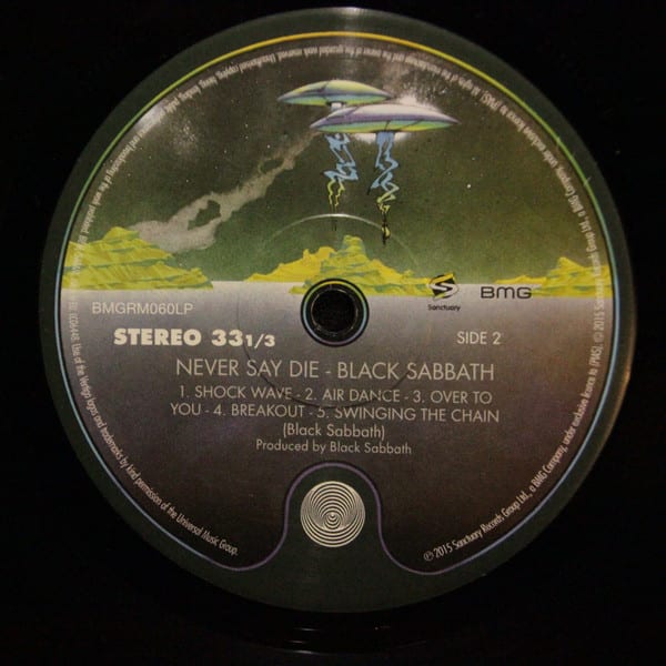 Black Sabbath Never Say Die! Vinilo4