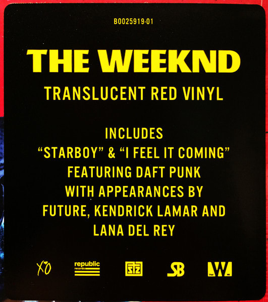 The Weeknd Starboy Vinilo2