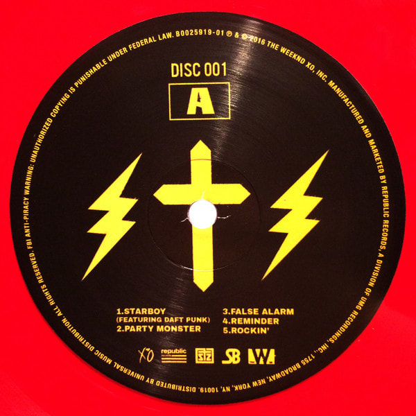 The Weeknd Starboy Vinilo5