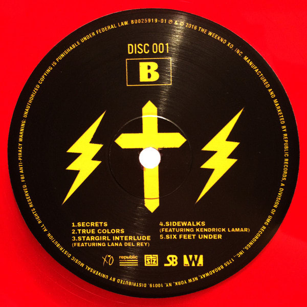 The Weeknd Starboy Vinilo6