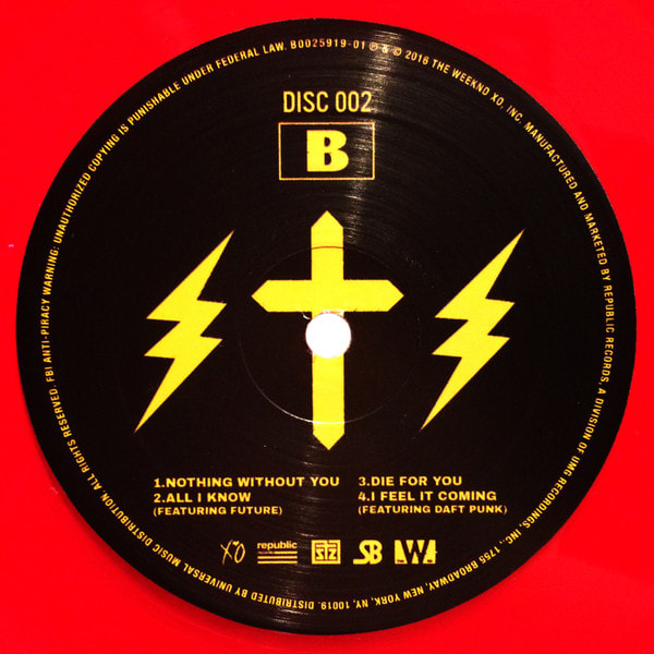The Weeknd Starboy Vinilo8
