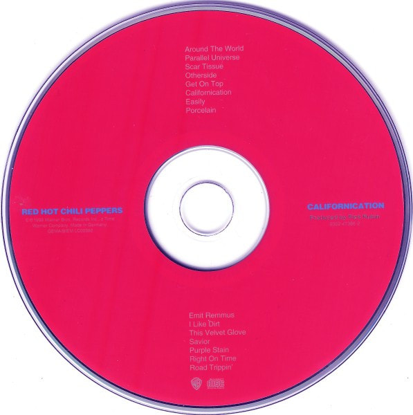Red Hot Chili Peppers Californication Cd3