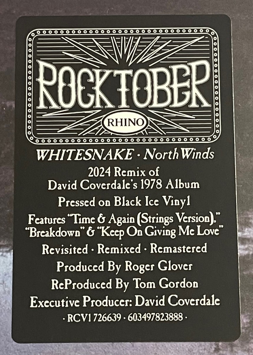 Vinilo Whitesnake North Winds3