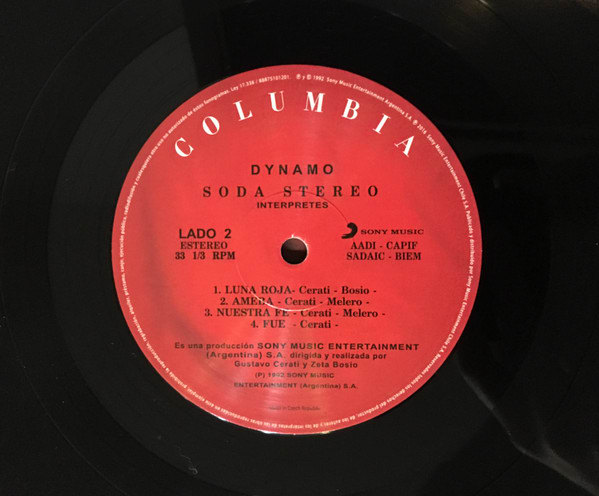 Soda Stereo Dynamo Vinilo4