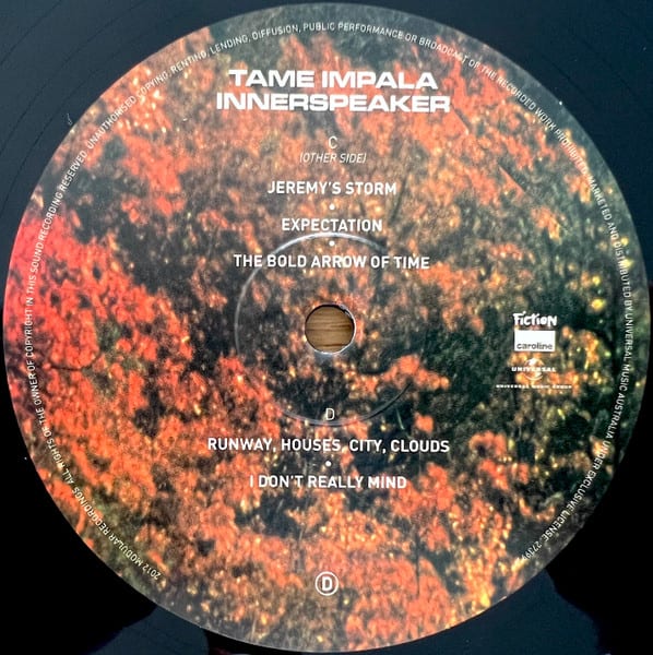 Vinilo Tame Impala Innerspeaker5