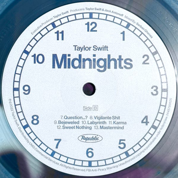 Taylor Swift Midnights Moonstone Blue Vinilo4