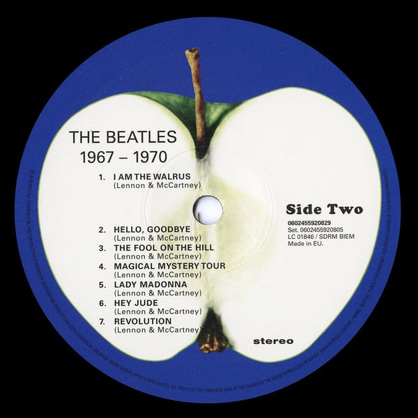 The Beatles 1967-1970 (colorido) Vinilo5