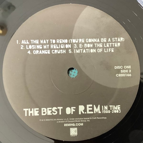 R.e.m. In Time: The Best Of R.e.m. 1988-2003 Vinilo4