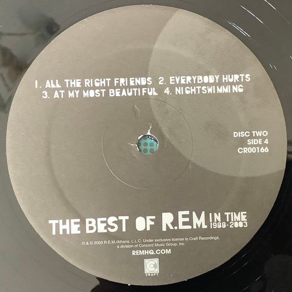 R.e.m. In Time: The Best Of R.e.m. 1988-2003 Vinilo6
