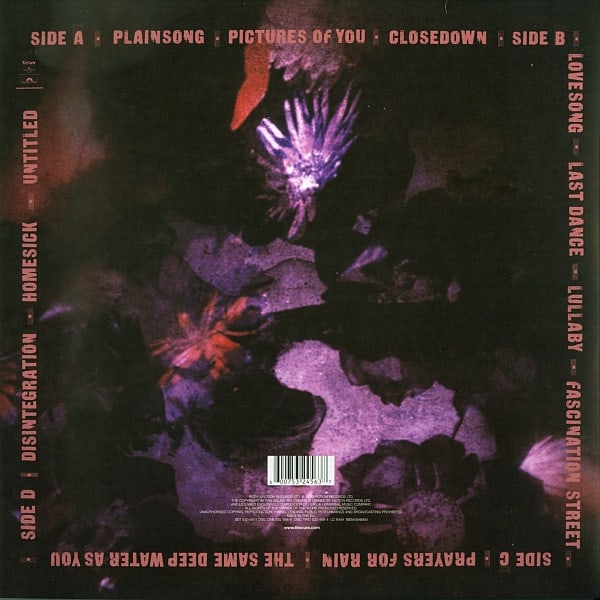 The Cure Disintegration Vinilo2