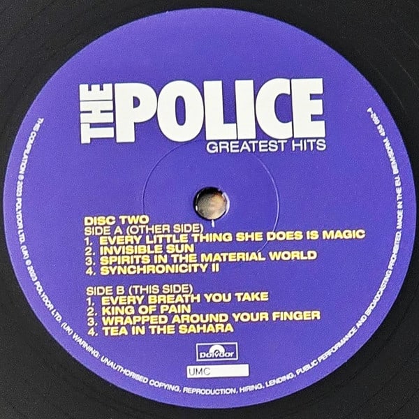 The Police Greatest Hits Vinilo4