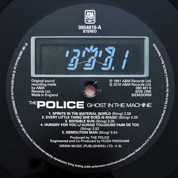 Vinilo The Police Ghost In The Machine3