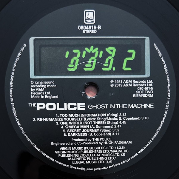 Vinilo The Police Ghost In The Machine4