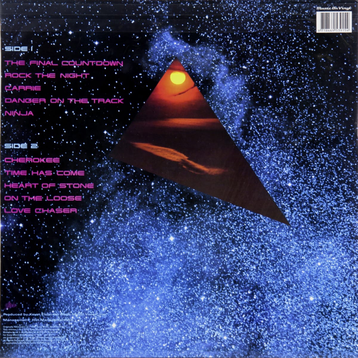 Europe The Final Countdown Vinilo2