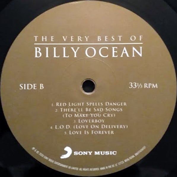 Billy Ocean The Very Best Of Billy Ocean Vinilo4