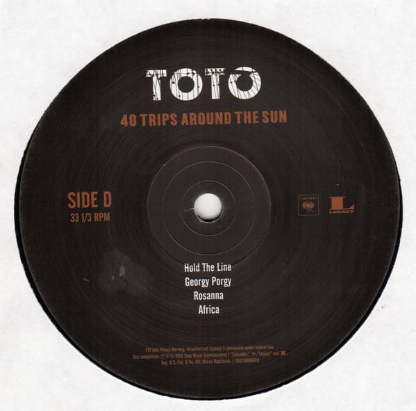 Toto 40 Trips Around The Sun 2 Lp Vinilo6