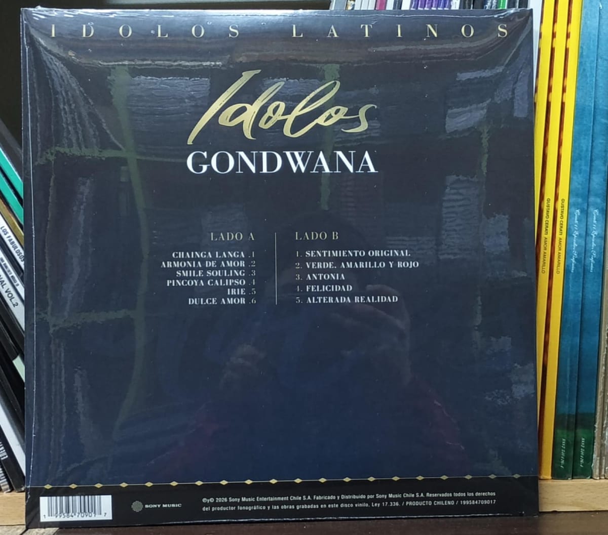 VINILO GONDWANA IDOLOS LATINOS2
