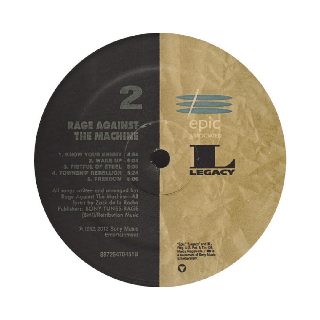 Rage Against The Machine Rage Against The.. Xx Nys Vinilo