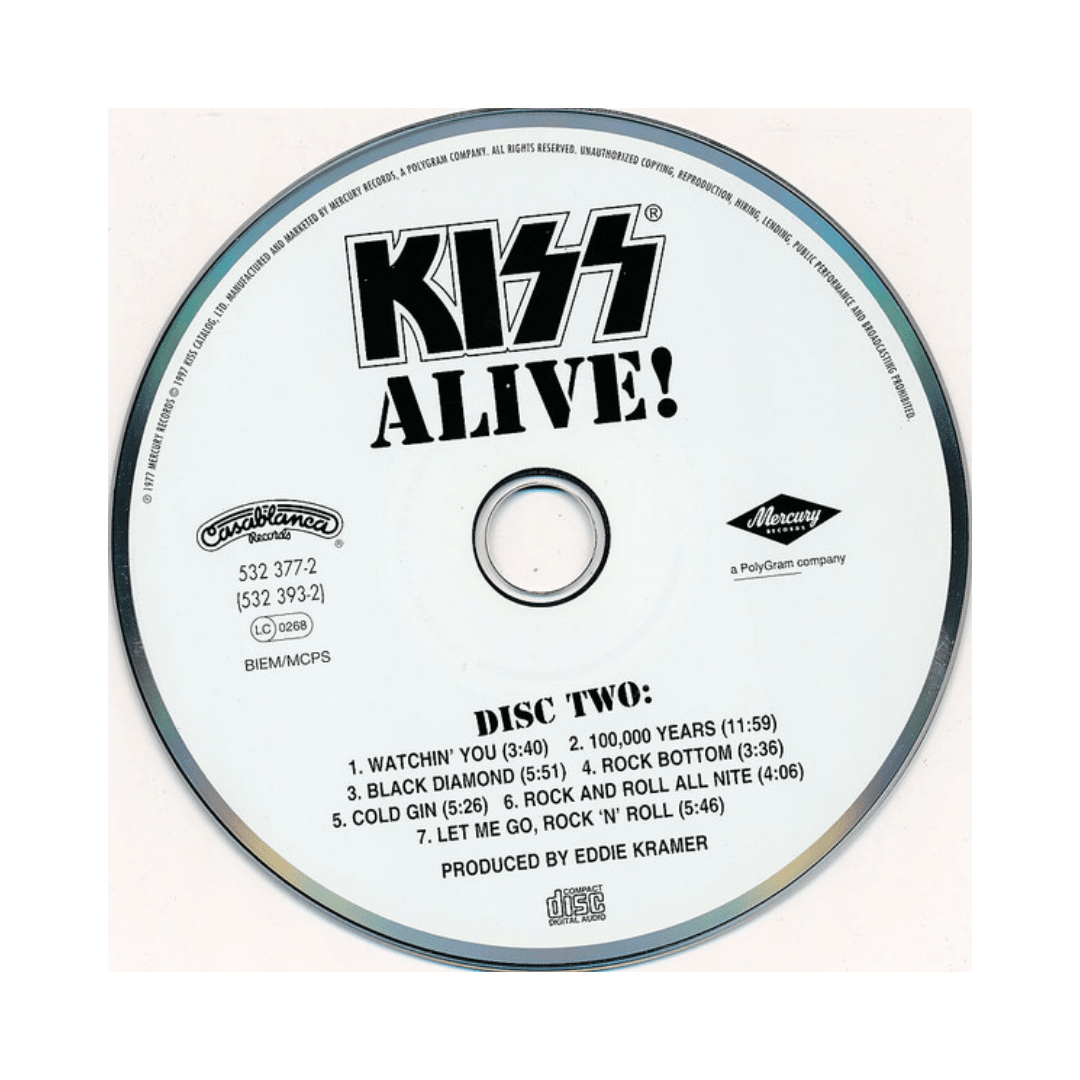 Kiss Alive! Cd | Espacio Musical Hifi