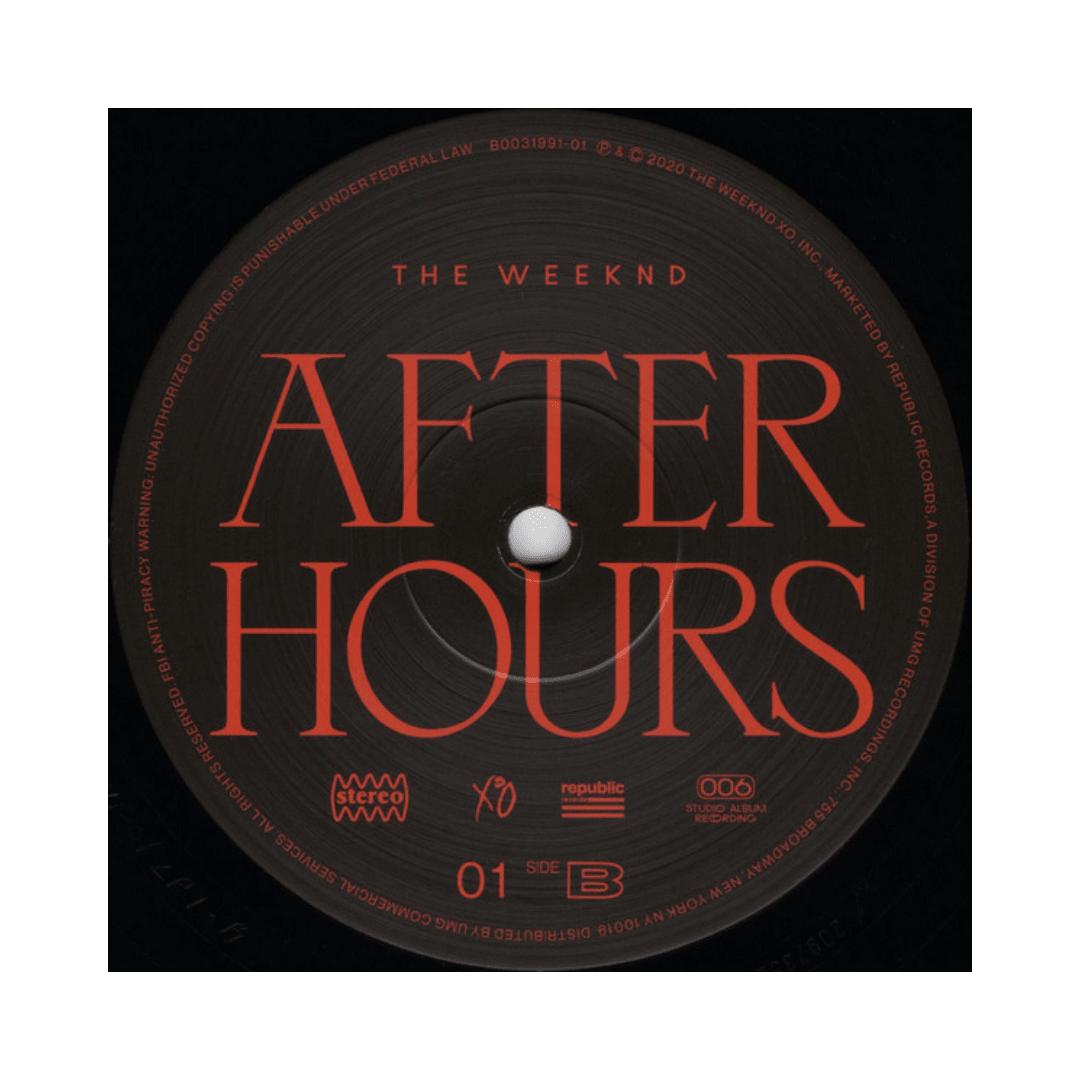 The Weeknd After Hours Vinilo | Espacio Musical Hifi