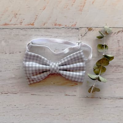 Corbatin Wawa Cuadros Gris