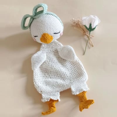 Manta Apego Crochet Ganso1
