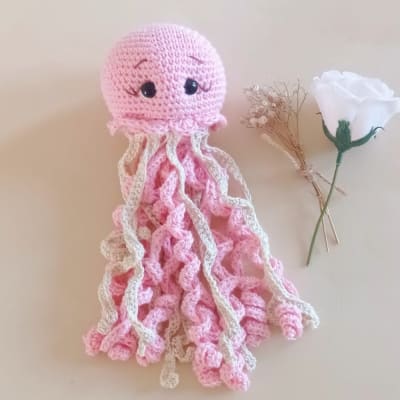 Medusa Crochet Palo Rosa1