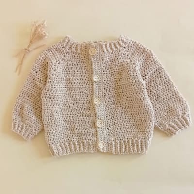Chaleco Crochet Beige1