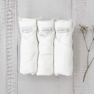 Pack 3 Bodys Básico Picot Blanco