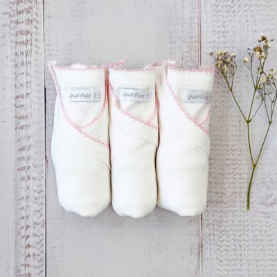 Pack 3 Bodys Básico Picot Rosado