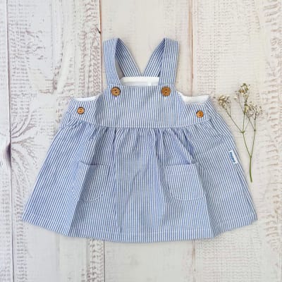 Vestido Pau Rayas Celeste1