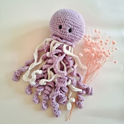 Medusa Crochet Palo Rosa1