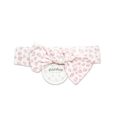 Cintillo Wawa Algodón Lazo Print Rosado1