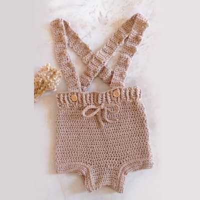 Bombacho Crochet Unisex Beige1