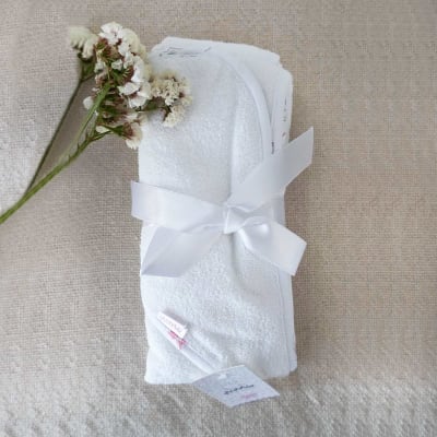 Toalla Bebe Conejo Rosado