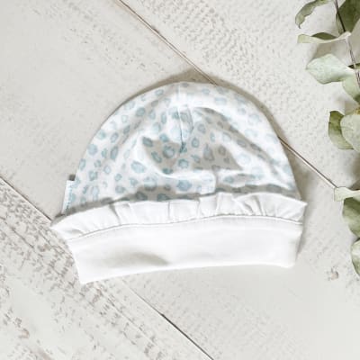 Gorro Wawa Animal Print Celeste1