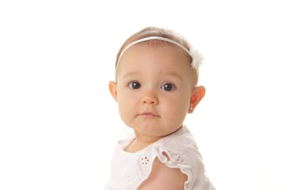 Cintillo Wawa Flor Organza Hueso1