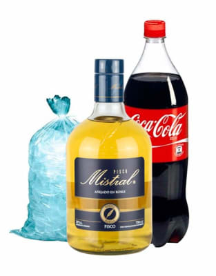 MISTRAL 35° 750 CC + COCA COLA 1.5 LT DES + HIELO (SEC 1)