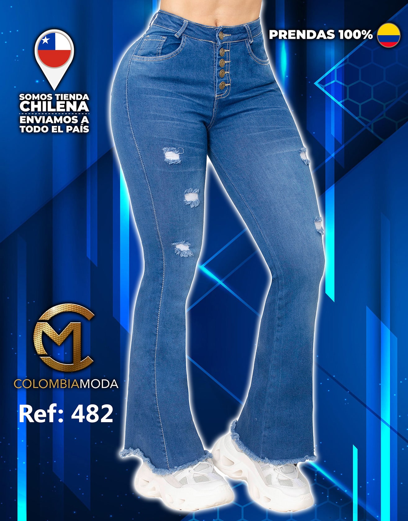 JEANS KABALA REF 482 | C O L O M B I A M O D A | Ropa Colombiana