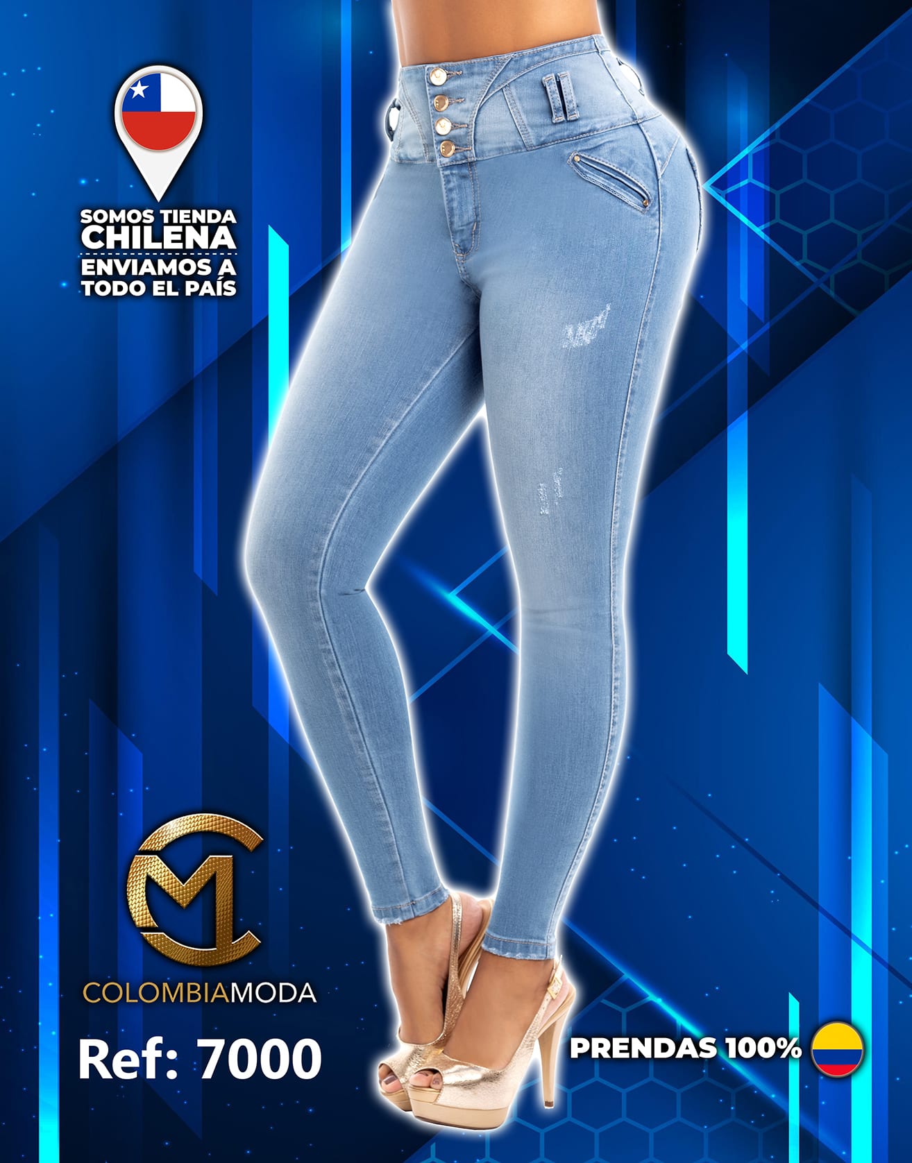 JEANS PITBULL REF 7000 | C O L O M B I A M O D A | Ropa Colombiana