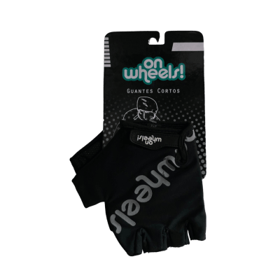 GUANTE CORTO ONWHEELS NEGRO