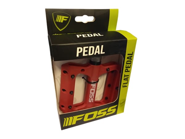 PEDAL FOSS TERMOPLASTICO ROJO 9/162
